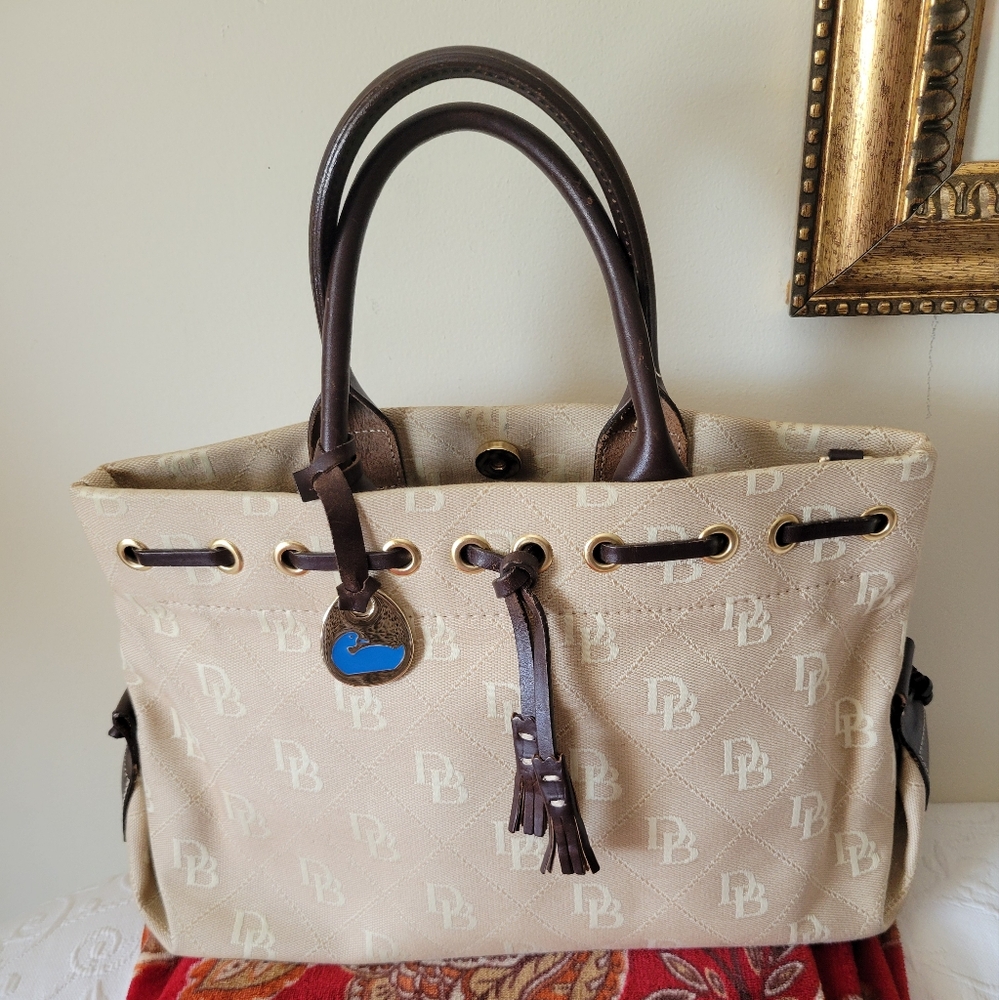 Vintage Dooney and Bourke Small Tote Bag.